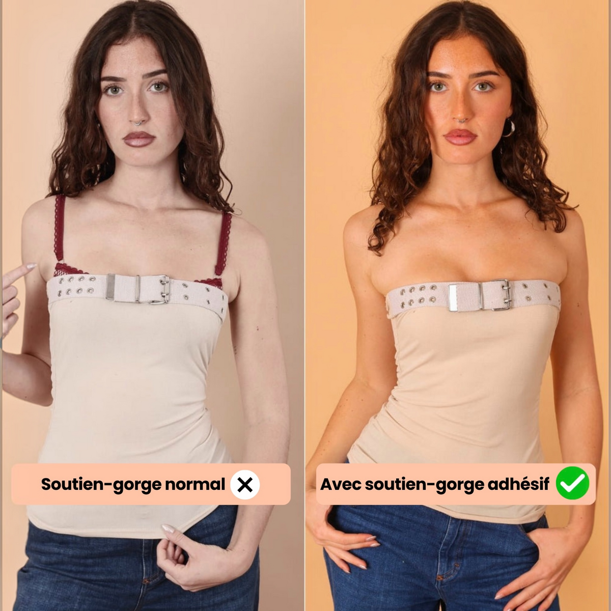 Soutien-gorge adhésif push-up sans bretelles™