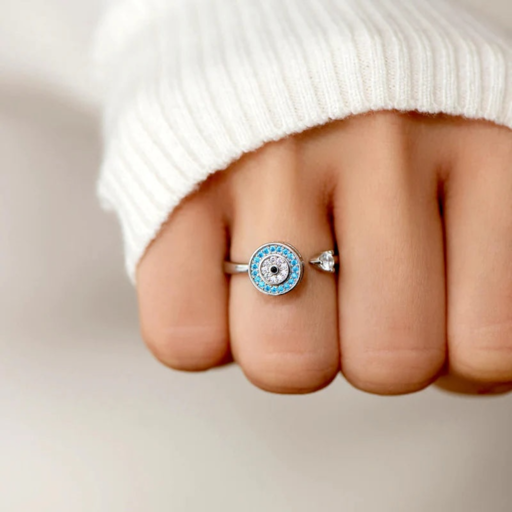 À Ma fille - Bague Oeil Porte-Bonheur