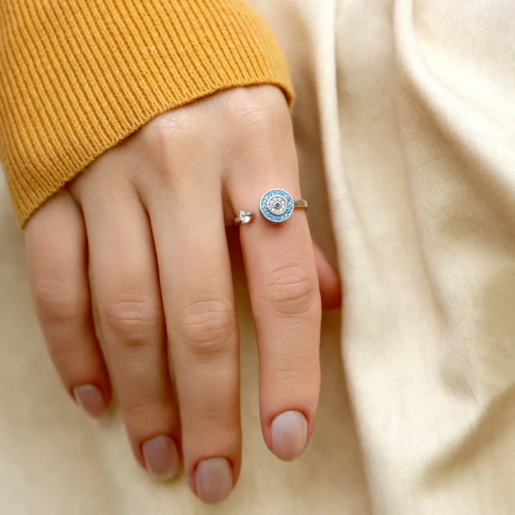 À Ma fille - Bague Oeil Porte-Bonheur