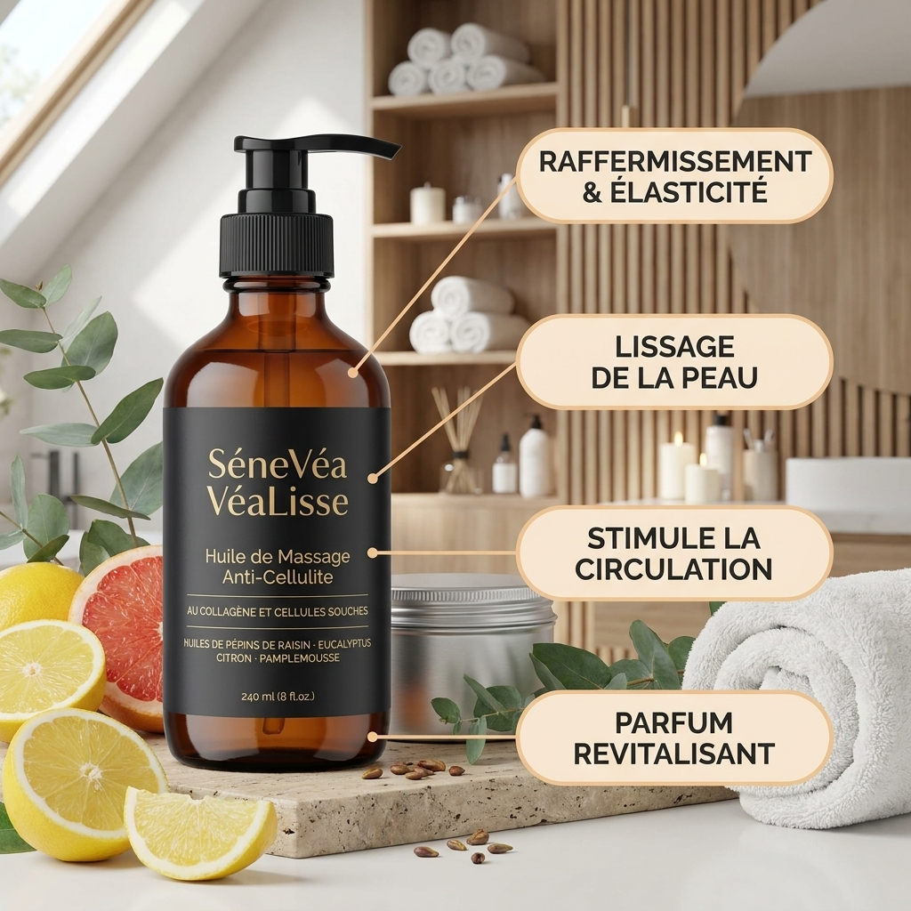 SéneVéa Huile de Massage Anti-Céllulite