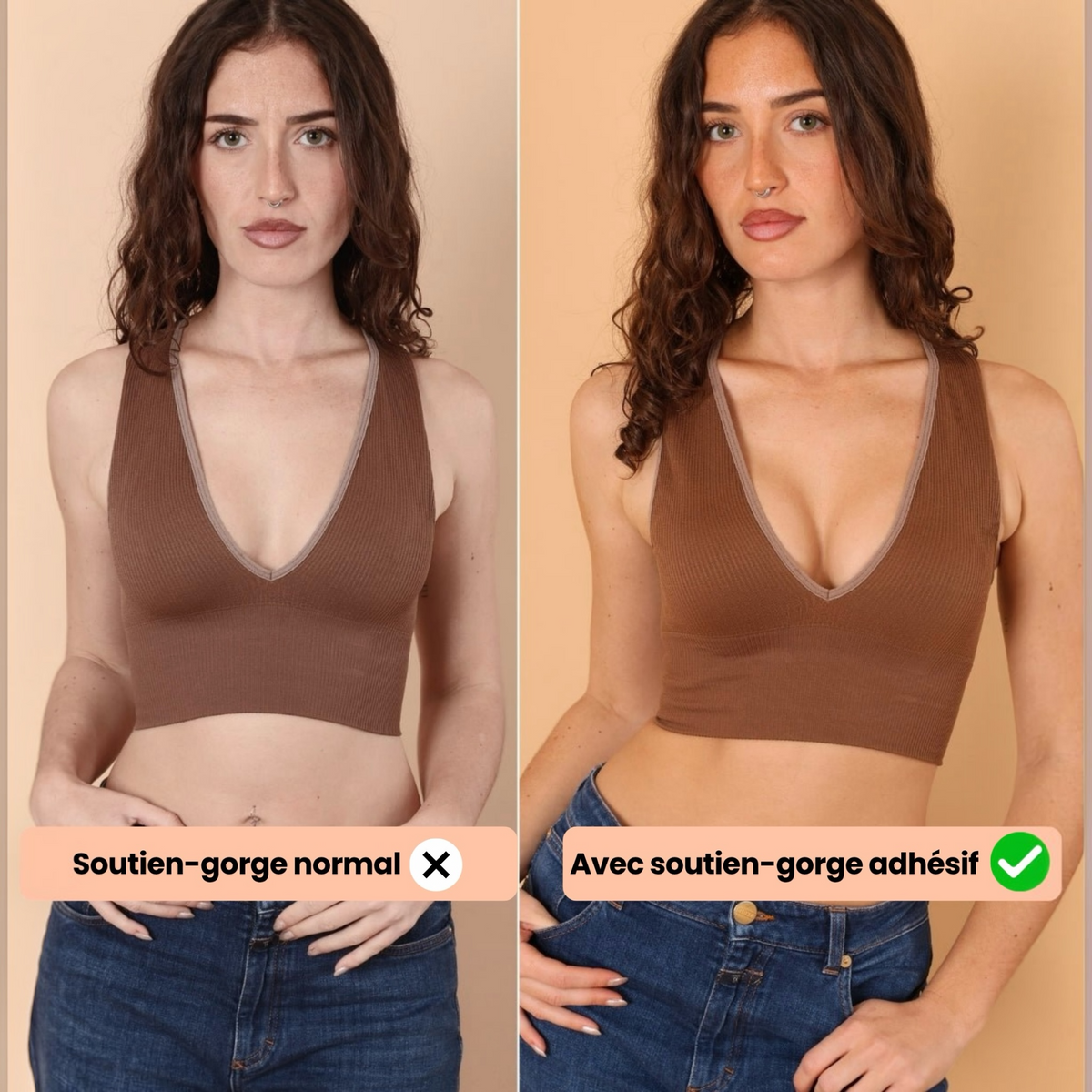 Soutien-gorge adhésif push-up sans bretelles™
